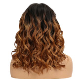 Brown Natural Wave 20 Inch Synthetic Lace Front Wigs