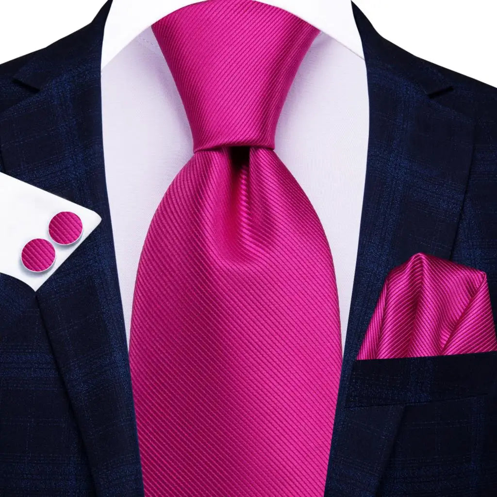 pink necktie set