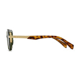 New Aviator Retro Double Bridge Square Sunglasses