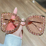 New Butterfly-Shaped Oversized  Women's Sunglasses