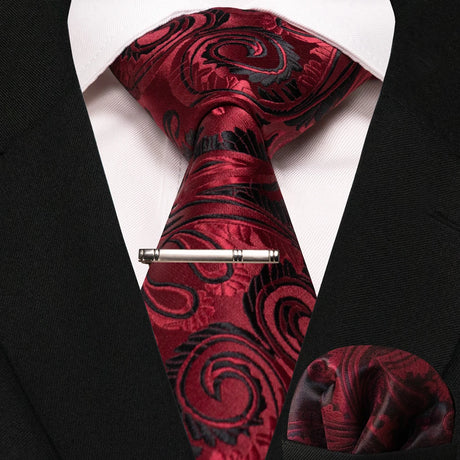 New Classic Silk 8cm Plaid Dot Striped Men's Ties