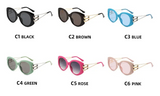Collection of New Fashion Candy Color Ladies Casual Sunglasses