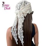 New Floral Lace Design Scarf Sassy Chick Logo