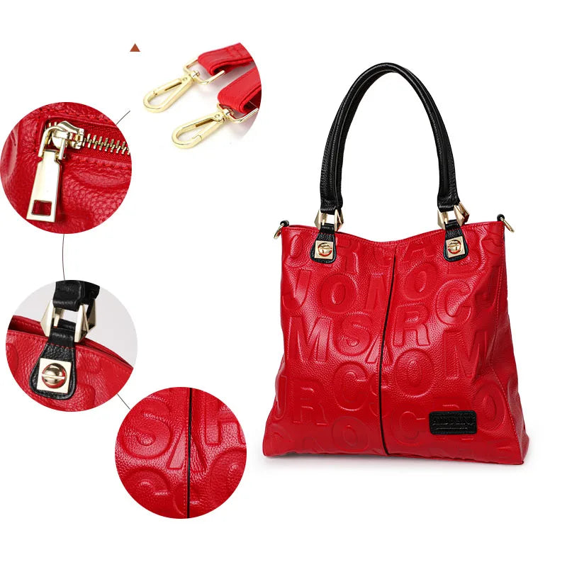 New Letter Printed Large Capacity Handbag