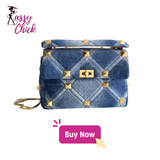 New Luxury Denim Rivet Bag Handbag