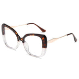 Leopard New Minimalist Anti Blue Light Flat Decorative Sunglasses