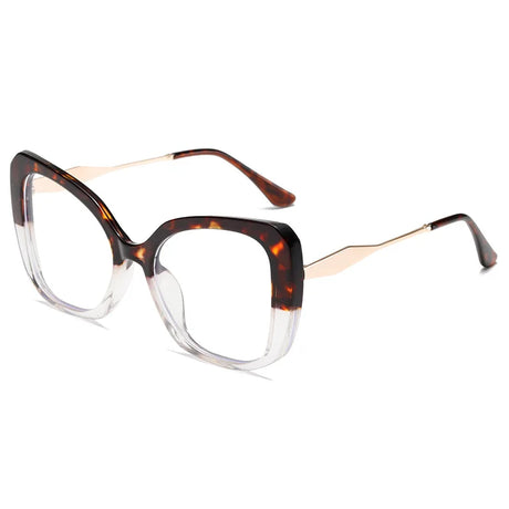 Leopard New Minimalist Anti Blue Light Flat Decorative Sunglasses