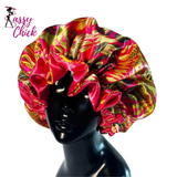 New Satin Lined Bonnet Sleep Cap Bonnet Sassy Chick Logo