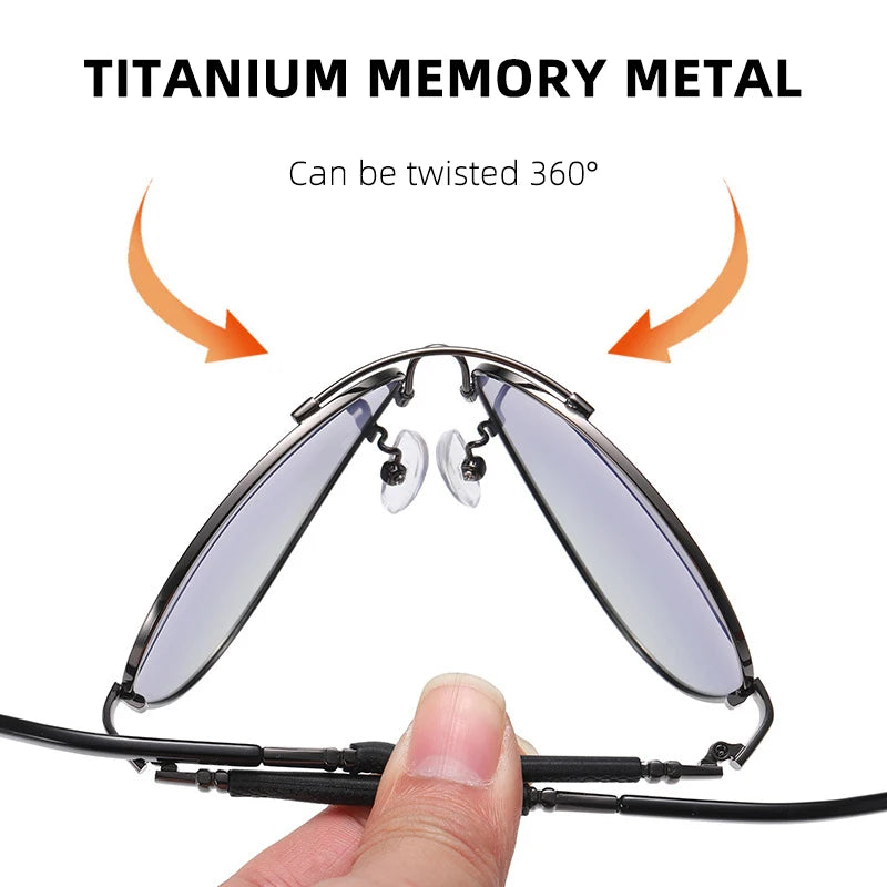 New Titanium Alloy Polarized Sunglasses