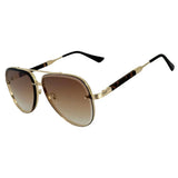 New Vintage Oval Aviator Sunglasses