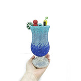 Blue Newest Crystal Wine Glass Full Diamond Handbag