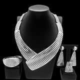 Silver Nigeria Jewelry Set 