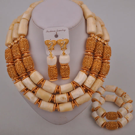 Nigerian Beads Jewelry Set