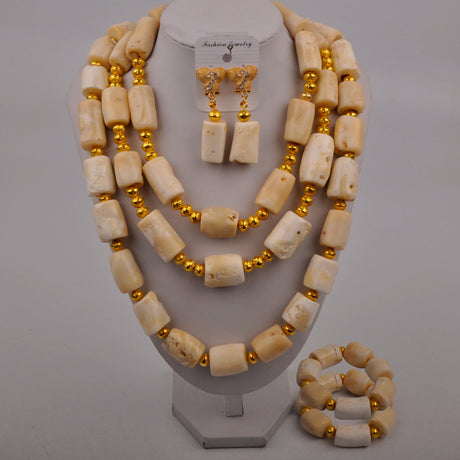 Nigerian Beads Jewelry Set