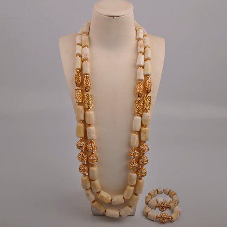 Nigerian Beads Jewelry Set