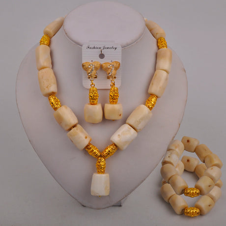 Nigerian Beads Jewelry Set
