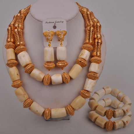 Nigerian Beads Jewelry Set
