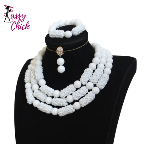 Nigerian Wedding Beads Quality Fine Jewelry Set