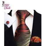 Novelty Hanky Cufflinks Silk Tie Set Sassy Chick Logo