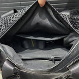Compartment Nylon Mesh Splicing Large Capacity Double sided Shoulder Bag