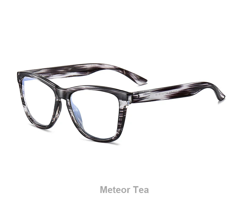 Black White Optical Lenses Myopia Blue Light Blocking Computer Eyeglasses