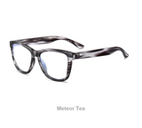 Black White Optical Lenses Myopia Blue Light Blocking Computer Eyeglasses