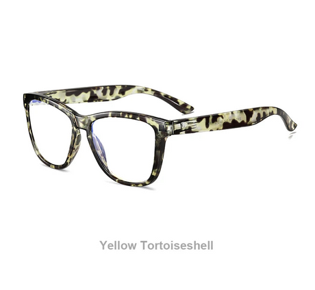 Black Optical Lenses Myopia Blue Light Blocking Computer Eyeglasses