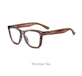 Brown Optical Lenses Myopia Blue Light Blocking Computer Eyeglasses