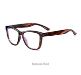 Brown Optical Lenses Myopia Blue Light Blocking Computer Eyeglasses