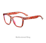 Red Optical Lenses Myopia Blue Light Blocking Computer Eyeglasses