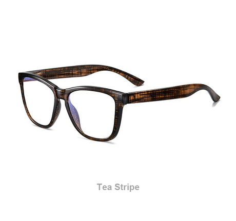 Brown Optical Lenses Myopia Blue Light Blocking Computer Eyeglasses