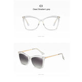 White Optical Magnetic Polarized Short-sighted Glasses
