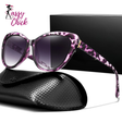 Outdoor Casual Retro Round Sunglasses Sassy Chick Logo