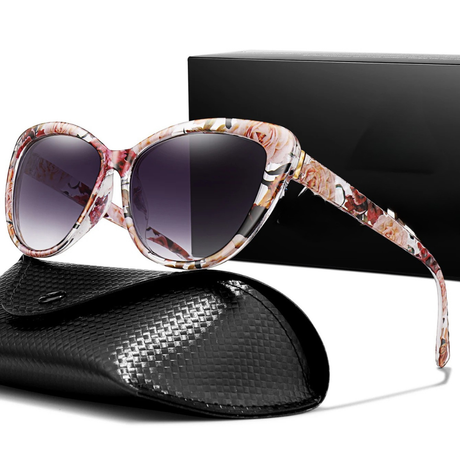 Pink Outdoor Casual Retro Round Sunglasses