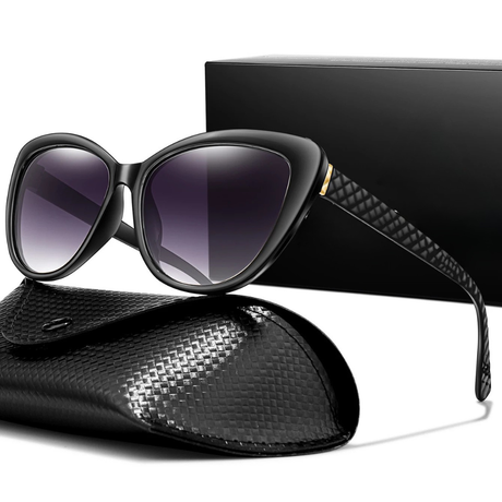 Black Outdoor Casual Retro Round Sunglasses