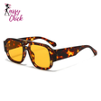 Outdoor Driving Big Frame Square Sunglasses Sassy chick Logo
