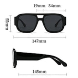 Size of Outdoor Driving Big Frame Square Sunglasses