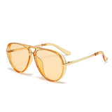 Gold Outdoor Fashion Protective UV Resistant Sunglasses