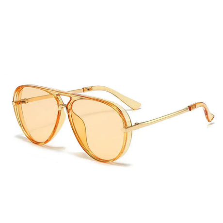 Gold Outdoor Fashion Protective UV Resistant Sunglasses