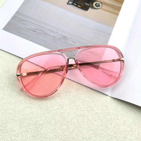 Pink Outdoor Fashion Women Party Vacation Travel Driving Sunglasses