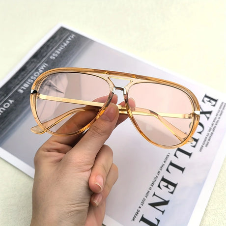 Gold Outdoor Fashion Women Party Vacation Travel Driving Sunglasses