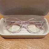 Oval Fashion Retro Frame TR90 Anti Blue Light Eyeglass
