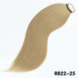 Blonde Overhead Tail Straight Synthetic Ponytail Hair Extensions