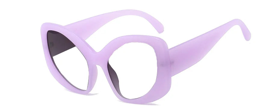 Purple Oversized Cat Eye Chunky Reading Glasses