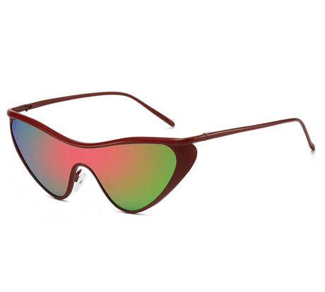 gradient Oversized Cat Eye Sunglasses