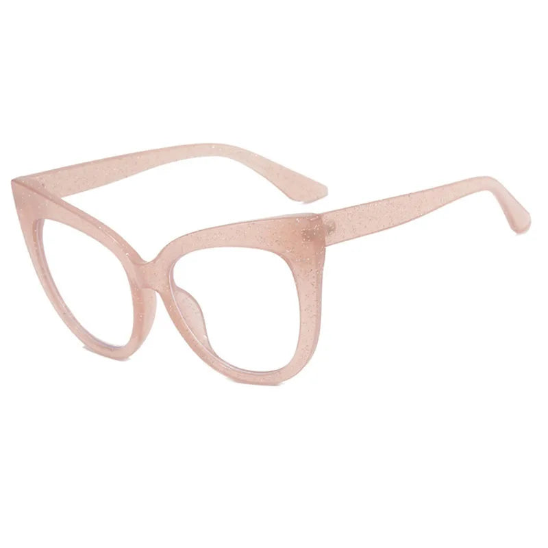 Oversized Cat Eye Women Sunglasses pink