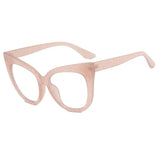 Oversized Cat Eye Women Sunglasses pink