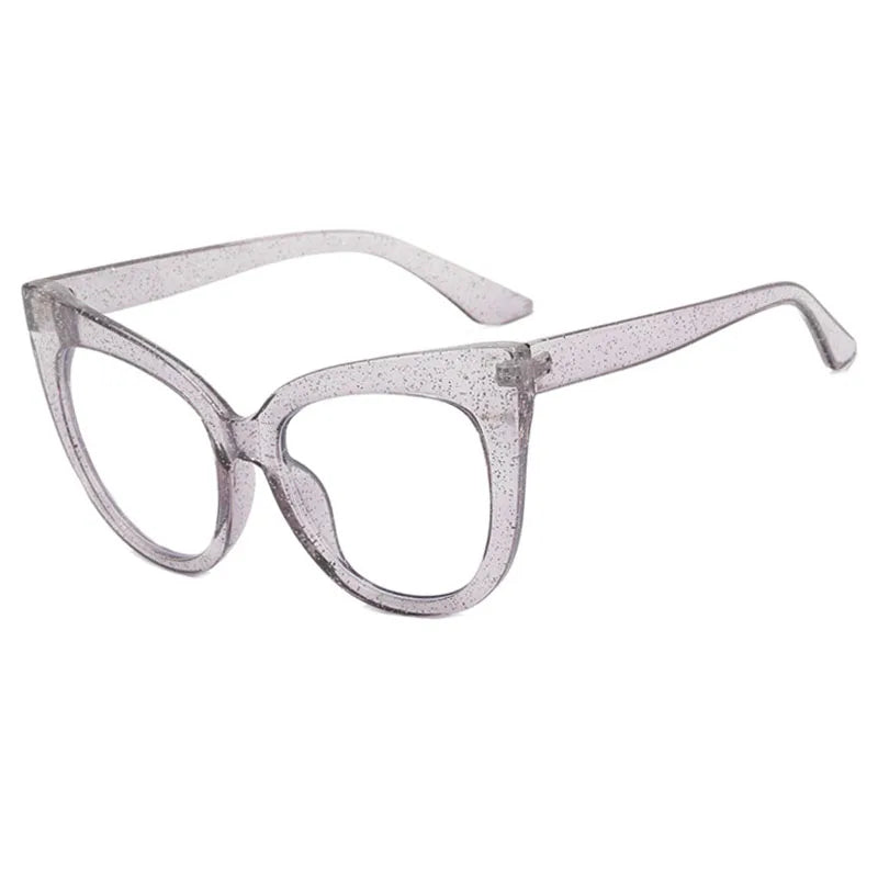 Oversized Cat Eye Women Sunglasses grey