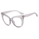 Oversized Cat Eye Women Sunglasses grey
