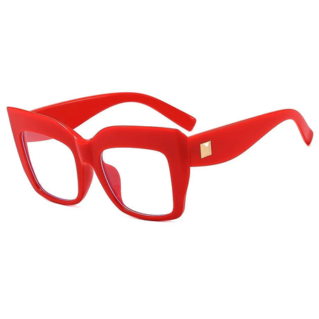  oversized eyeglasses for women red